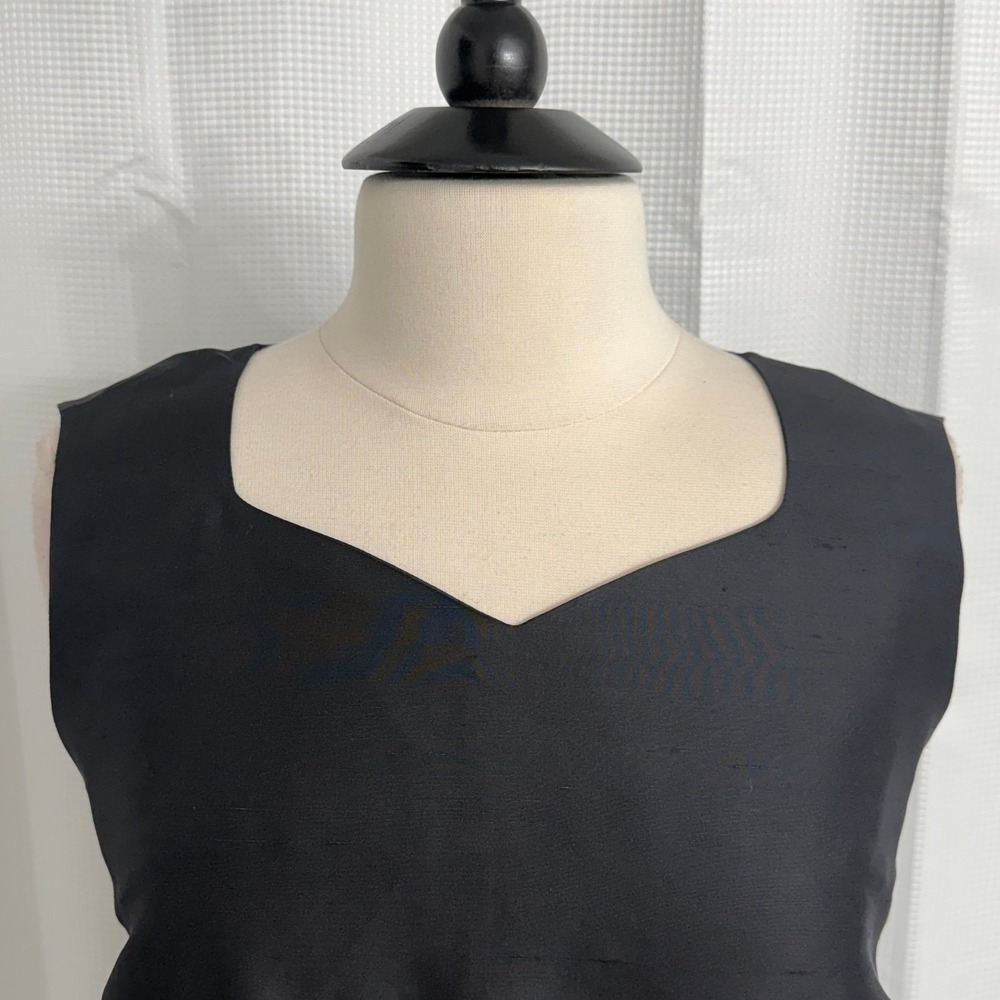 Worthington Women's Sleeveless 100% Silk Fully Lined Sheath Dress - Picture 2 of 10